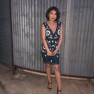 Lace & beads Gilly Minidress